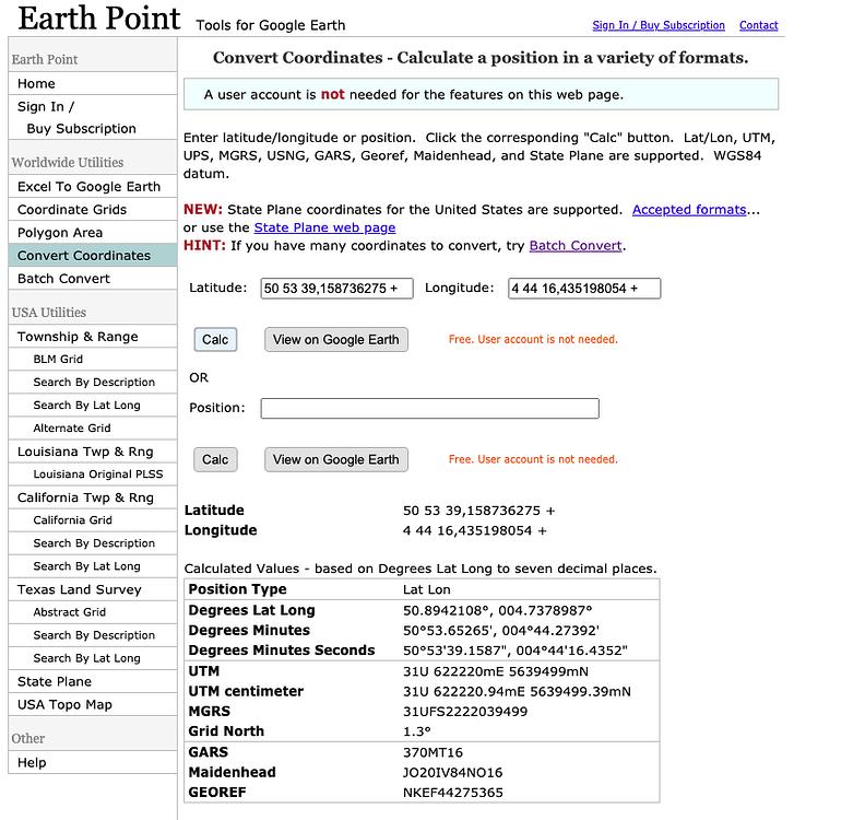 Stuck with coordinates for control point file - General Help ...