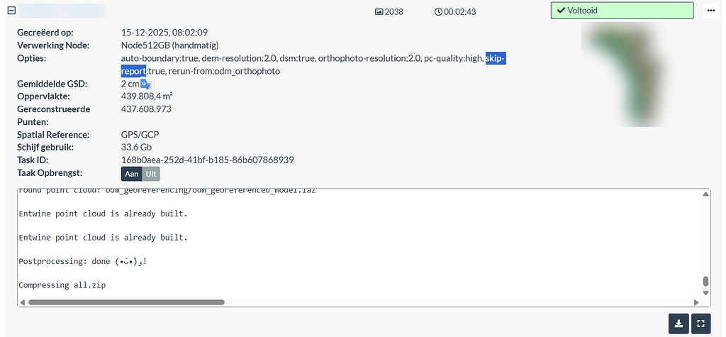 Bug found: Cannot process dataset - cause: generating PDF report ...