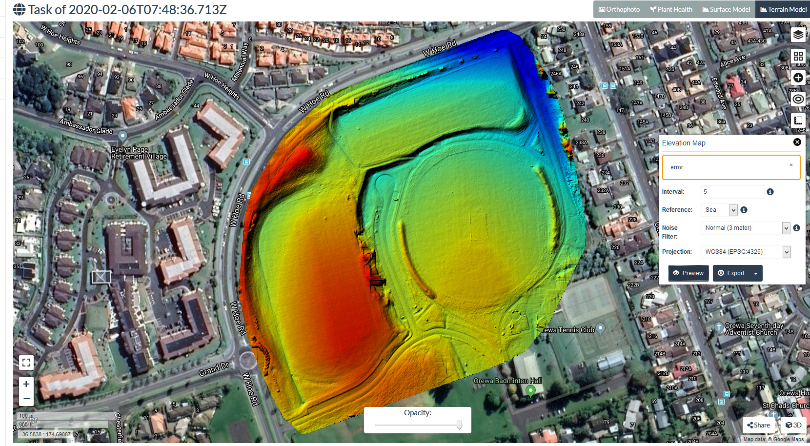 Elevationmap plugin - WebODM - OpenDroneMap Community