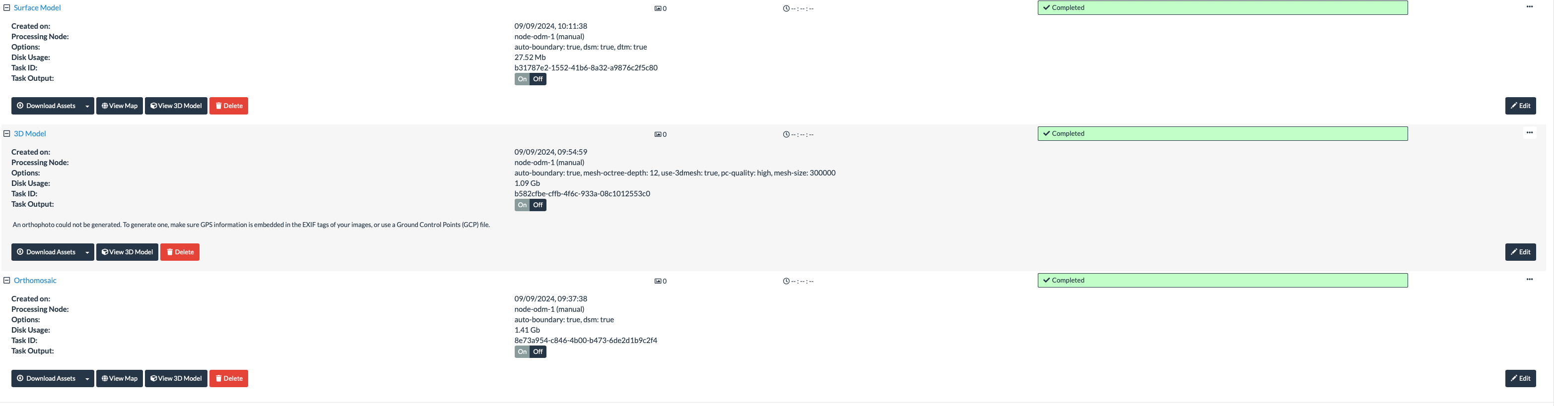 Importing 3d Model And Point Cloud From Dronedeploy Webodm