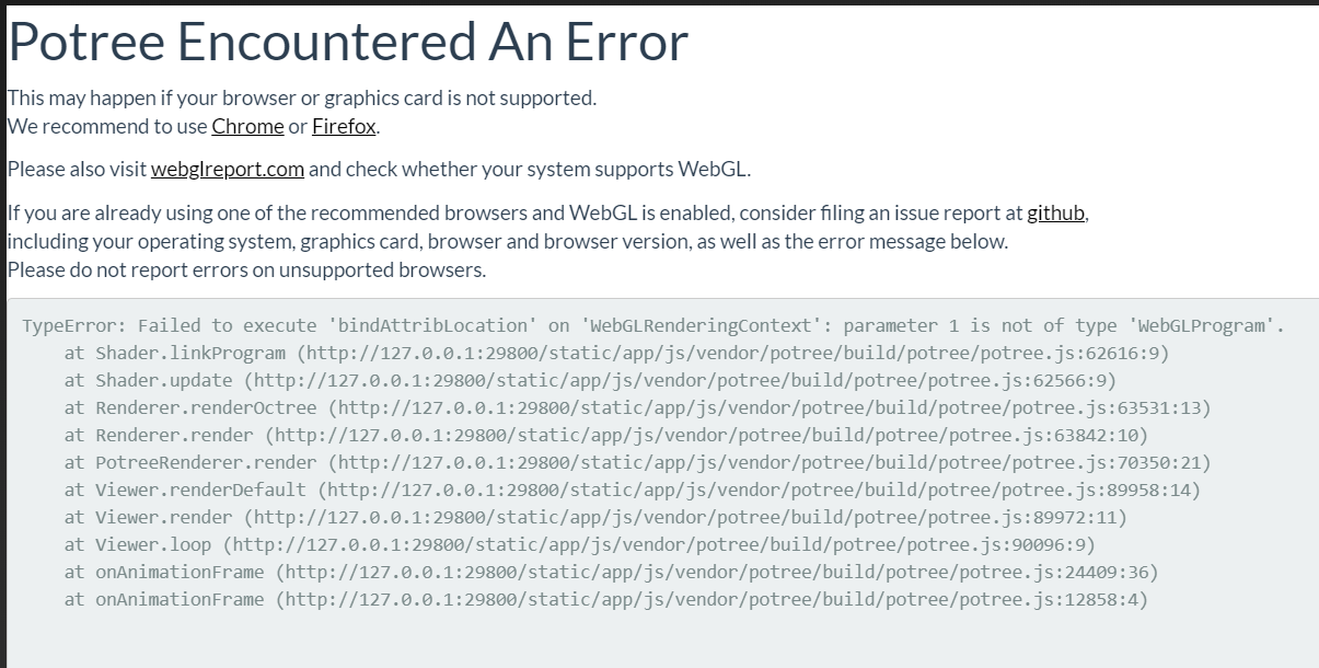 WebGL Rendering error - OpenDroneMap Desktop - OpenDroneMap Community